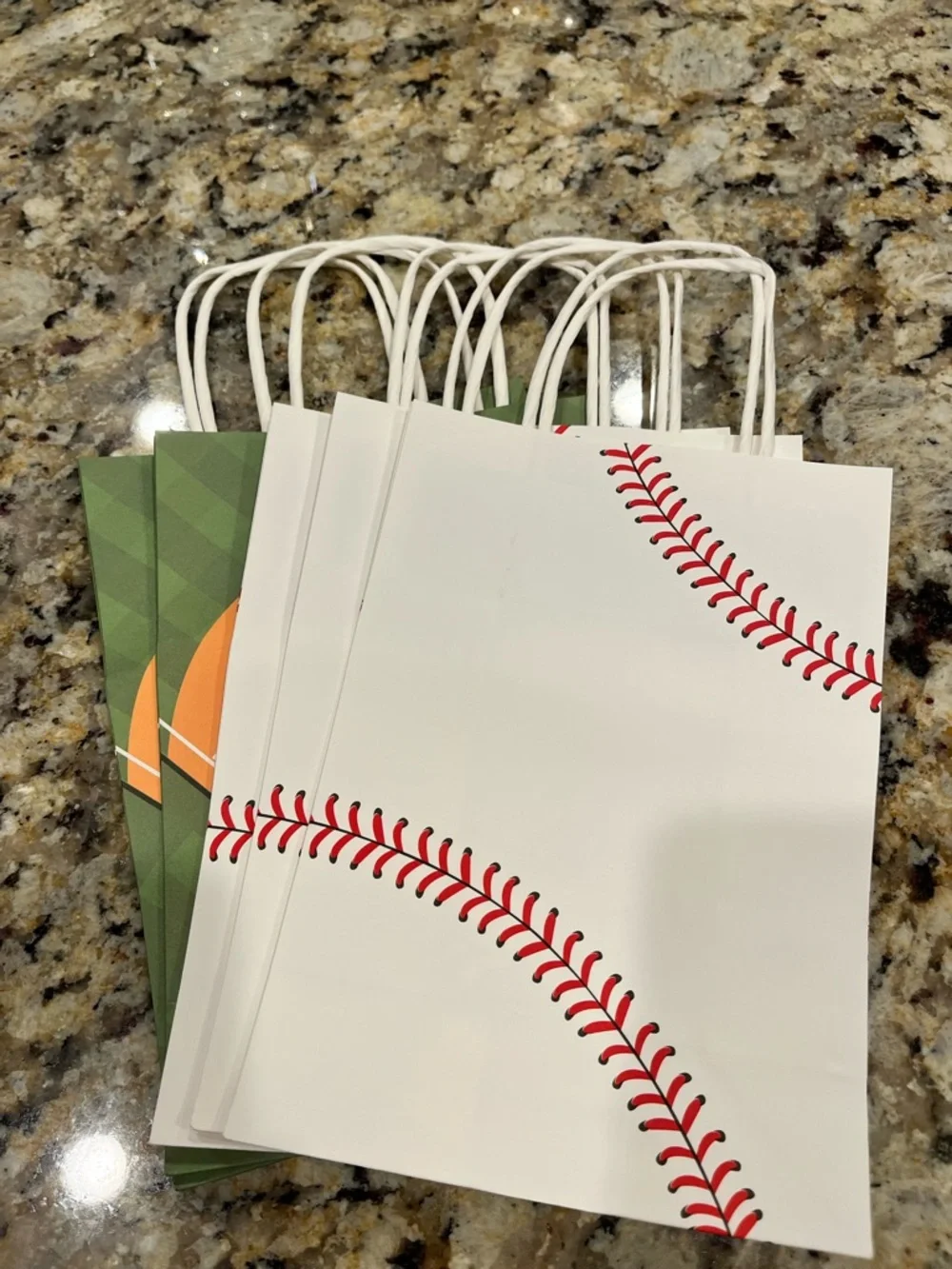 Baseball Party Supplies Kit - Red & White